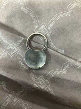 ⭐️ 10-4-$10- Silver-Tone 'U R MY BEST FRIEND” Padlock Keyring